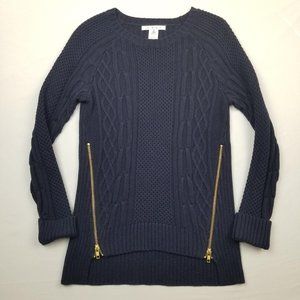 CAbi Cable Knit Women's Small Pullover Sweater